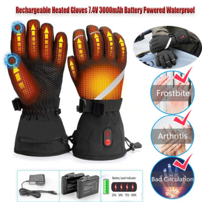 Touchscreen Elektrische Beheizbare Handschuhe Beheizte Handschuhe  Wasserdicht DE | eBay.de
