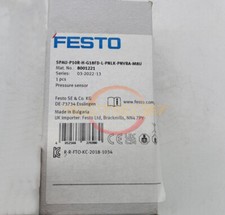 One New FESTO SPAU-P10R-H-G18FD-L-PNLK-PNVBA-M8U 8001221 pressure sensor