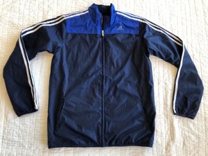 Adidas Jacket Navy Blue XL/(18) Youth Pockets