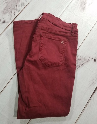 Kitten Skinny Jeans Maroon Size 