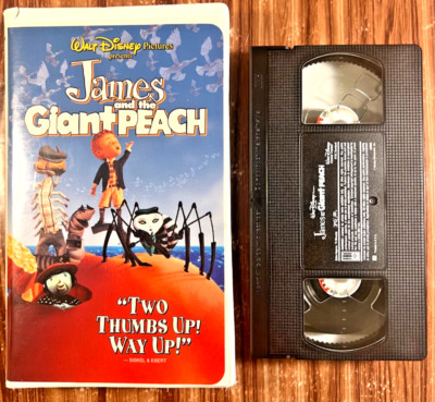 James and the Giant Peach VHS Movie Walt Disney Movie 1996 Musical