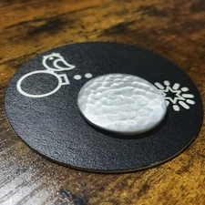 BLANK  1.25” Hand Made Custom Aluminum Golf Ball Marker!