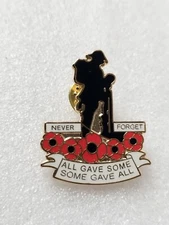 Poppie Soldier Pin Badge