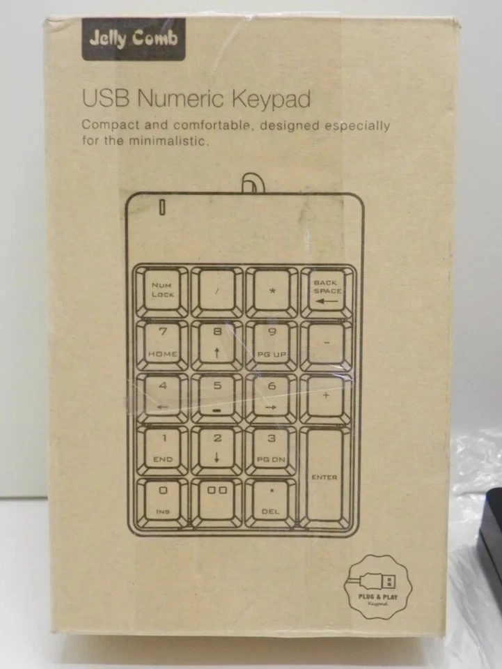 Jelly Comb USB Numeric Keypad Black  - Image 2 of 4