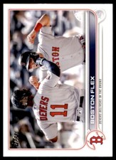 2022 Topps Update #US11 Boston Flex (Rafael Devers / Enrique Hernandez)