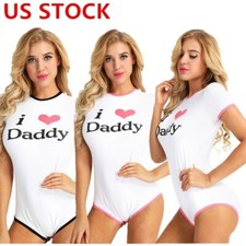 US Womens Romper Thong Jumpsuit Top Bodysuit Adult Role Play Costume Nightwear