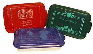 Cake pan with laser engraved lid. 7 colors. choice of 24 designs. custom & - Picture 2 of 7