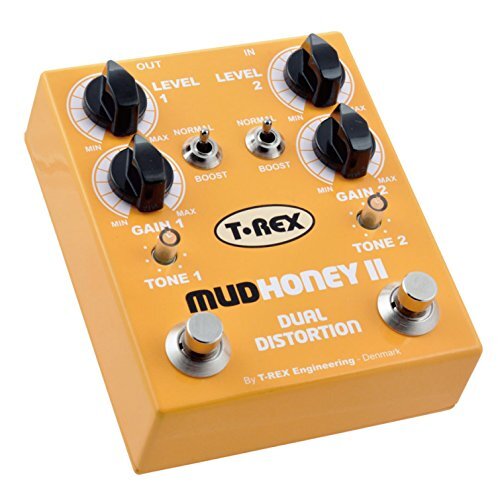 ギター T-REX Mudhoney II T-Rex Engineering MUDHONEY-II Dual Distortion Guitar Effects P
