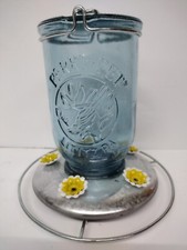 Perky Pet 32 oz. Antique Blue Glass Hummingbird Feeder, PP785 new summer yellow