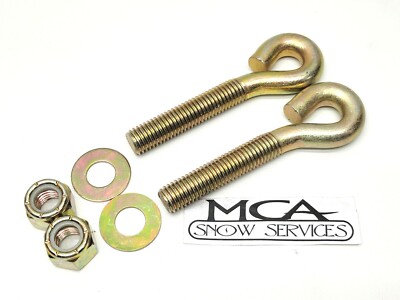 BOSS SNOW PLOW EYEBOLT 5/8 SET W/NUTS V PLOW & STANDARD DUTY MSC05056 HDW05601
