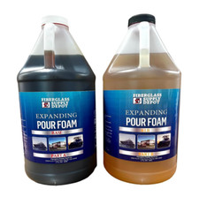 6 Lb. Density Expanding Pour Foam, 2 Part Polyurethane Closed Cell Liquid Foam