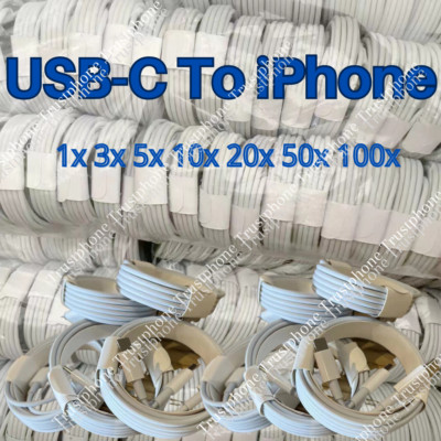 PD USB Type C Fast Charger Cable For Apple iPhone 14 13 12 11 Pro Max XR XS Lot