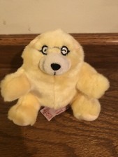 Russ Charmin Dillon Bear Plush Yellow 4.5" Stuffed Animal Toy Soft Plush