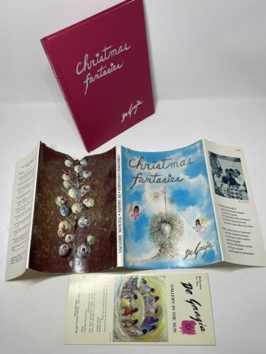 Christmas Fantasies Book De Grazia HC DJ Second Edition 1977