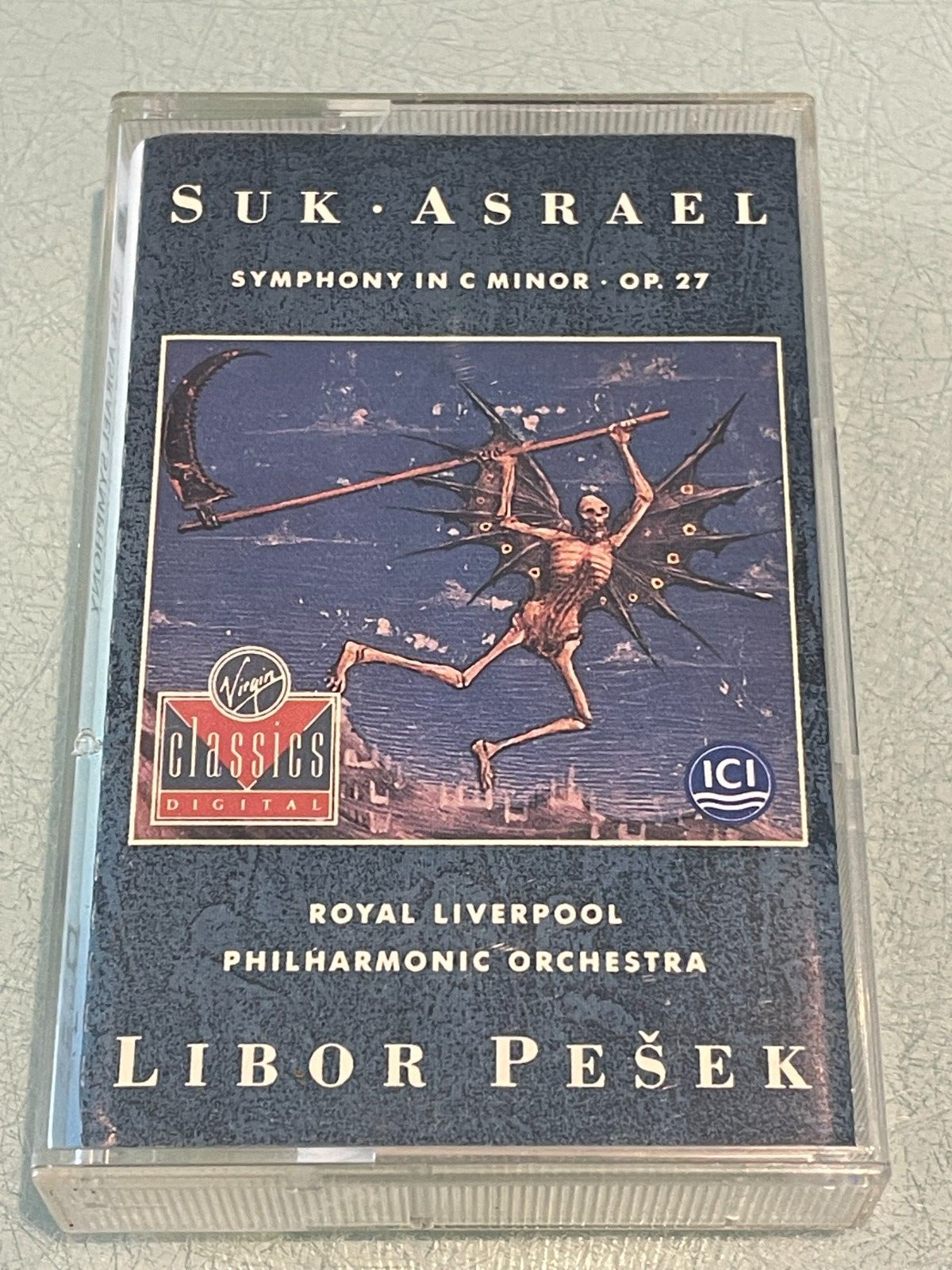 Josef Suk - Asrael Symphony - RLPO - Audio Cassette Tape Album - 1991 Virgin