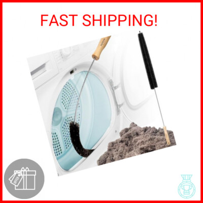 Holikme Clothes Dryer Lint Vent Trap Cleaner Brush, Flexible lint Remover, Long