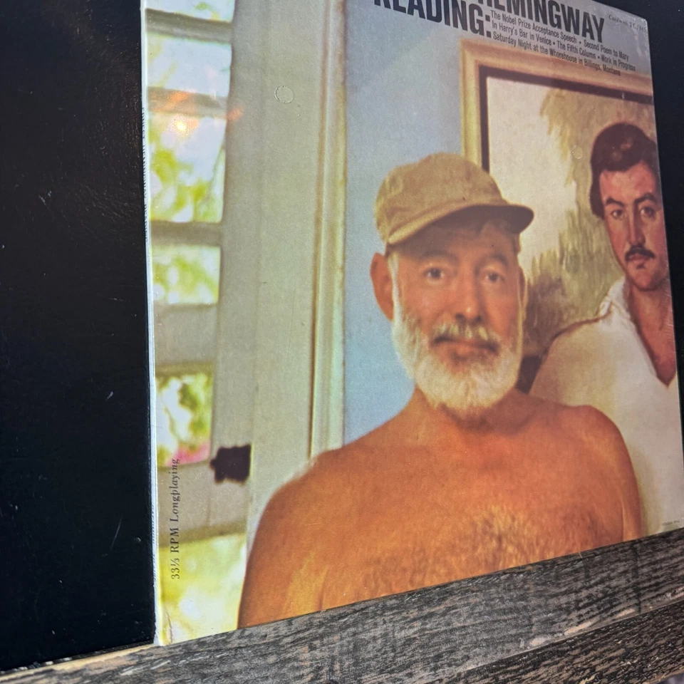 Ernest Hemingway – Reading Vinyl LP - 1965 - Caedmon Records TC 1185 - SEALED - Image 4 of 4