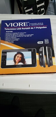New Viore PLC7V95 7'' Portable LCD Television LOOK!