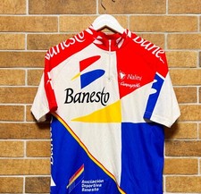 MAILLOT CYCLISTE VINTAGE CAMPAGNOLO - TUTTI - BANESTO / PDM / TELECOM - TAILLE XXL