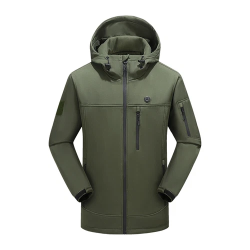 Herren Damen Beheizbare Heizjacke Mantel USB Beheizte Winter Warm Hoodie Jacke - Bild 8 von 17