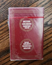 NEW Western Carloading Company Sealed In Plastic Playing Cards Trains Railroad