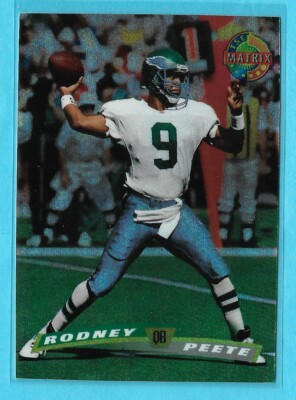 Rodney Peete 1996 Stadium Club Dot Matrix 