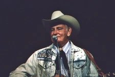1980s COLOR SLIDE 578 TN Nashville Grand Ole Opry Singer Unknown Man