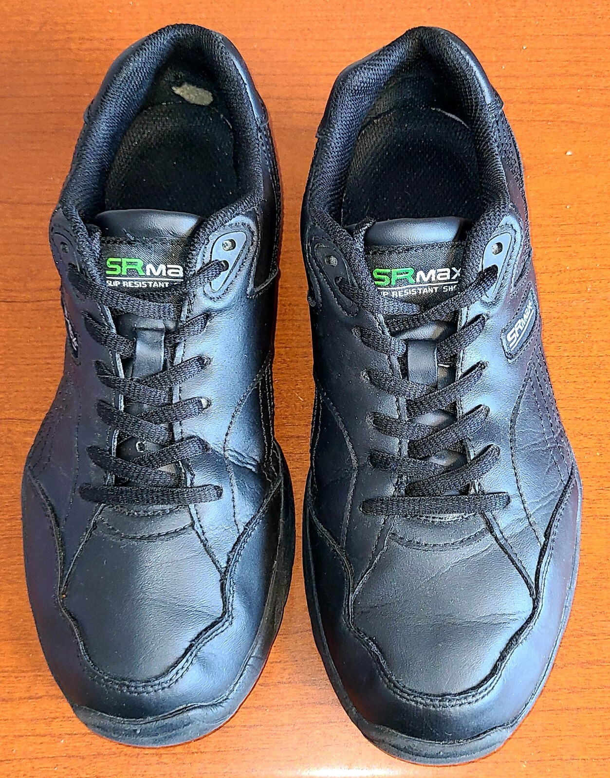 SRmax Shoes Women's Sz.8  SRM610 Slip Resistant Black Sneakers Lace-Up