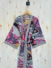 Cotton Floral Handmade Kimono Gown,Beachwear,Bathrobe,Summerwear,Bridemaid,Comfy