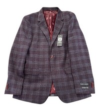 NEW Vince Camuto Men's Slim-Fit Pattern Sport Coat Red Size 38R NWT FREE Ship