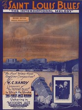 W.C. HANDY - INSCRIBED SHEET MUSIC SIGNED 02/20/1950
