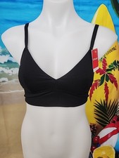 Nwt SPANX Cotton Comfort Bralette Size Small- Very Black.