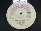 YES - OWNER OF A LONELY HEART 1983 UK 12” SINGLE ATCO (B 9817T) EXCELLENT