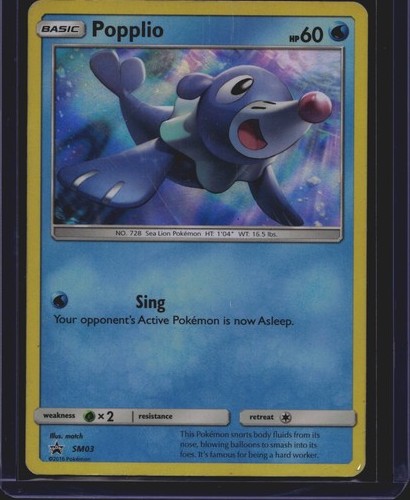 Pokémon TCG SM Black Star Promos Popplio SM03 MP-HP