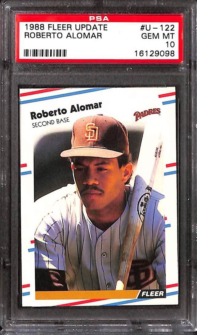 1988 Fleer Update #U-122 Roberto Alomar PSA 10 GEM-MT 16129098