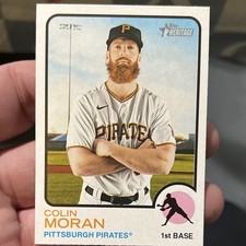 Topps 2022 Heritage Colin Moran #391 Pittsburgh Pirates Baseball Card Base Set