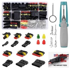 Waterproof Wire Connectors Superseal 1.5 1-6 Pin Connector with Removal Tool