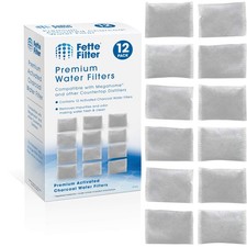 Fette Filter - Countertop Distillers Water 12 Count (Pack of 1), White