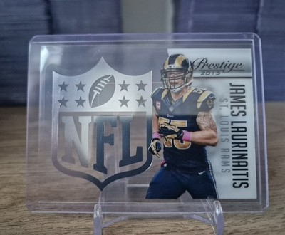 2015 Panini Prestige James Laurinaitis St Louis Rams NFL Shield Acetate #28