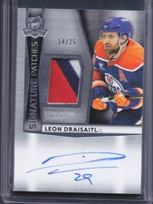 2024-25 UD The Cup Leon Draisaitl Signature Patches Auto 14/25 Oilers