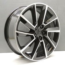 CERCHIO IN LEGA SKODA KAMIQ 17" 6,5J NERO TAGLIO DIAMANTATO 657601025D ORIGINALE X1