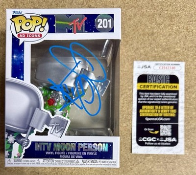 Tyson Ritter Signed All American Rejects MTV Moon Man Funko Pop! #201 JSA COA