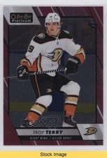 2023-24 O-Pee-Chee Platinum Matte Pink Troy Terry #95 READ 1e7g