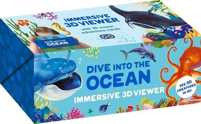 Dive into the Ocean: Immersive 3D Viewer by David Hawcock Cards Book