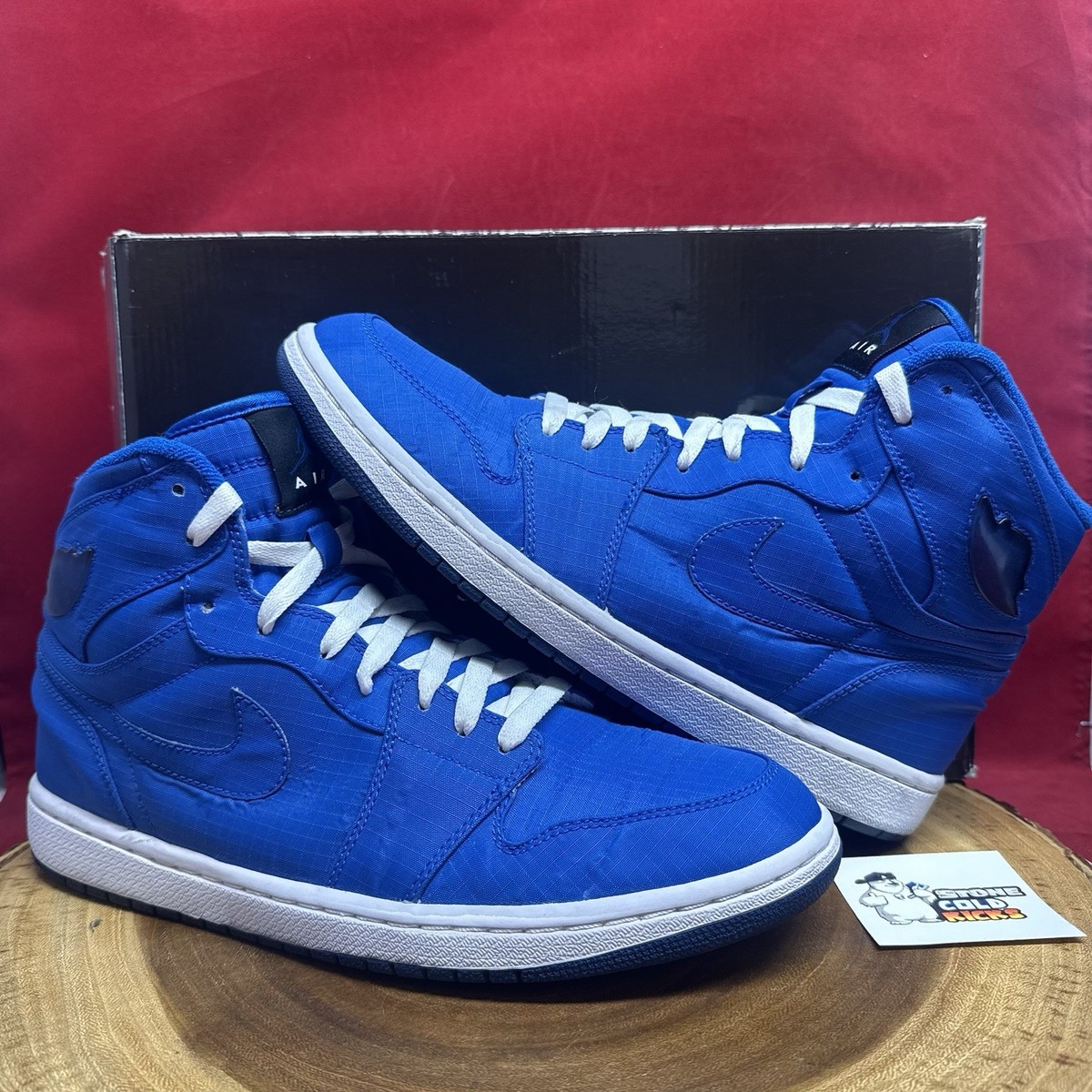 Size 11 - Air Jordan 1 Retro High Sapphire for sale online | eBay