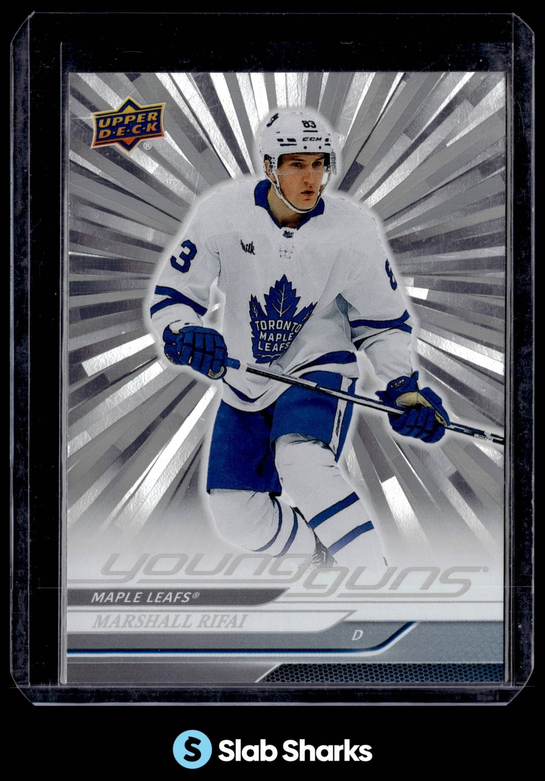 2024 UPPER DECK #237 MARSHALL RIFAI OUTBURST SILVER YOUNG GUNS RC ROOKIE