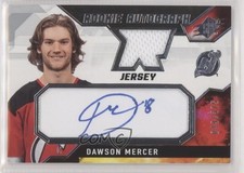 2021-22 SPx Rookie Auto Jersey 49/375 Dawson Mercer #DM Auto 0tf