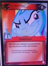 My Little Pony Equestrian Odyssey Rainbow Dash Total Grinch 176 - C - x3 MLP CCG