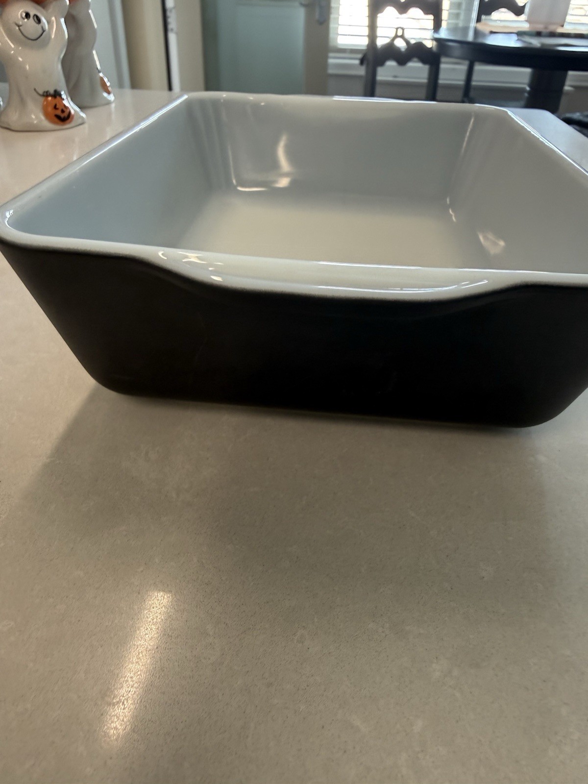 Pyrex Black 503 RODNEY KENT STARLINE Matte Black Refrigerator Dish 1-1/2 Qt MCM