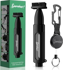 Pro 3rd Gen Golf Club Spray Cleaner Brush w/ Leak-Proof Water Bottle Telescopi